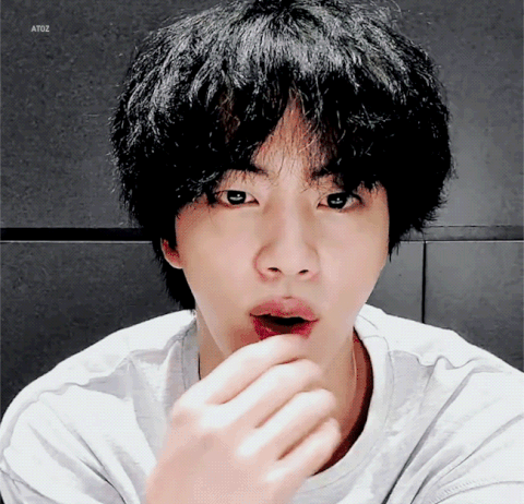 Netizens Suspected Polaroid on Jin’s Phone Case is His Gf bts bangtan jin handsome