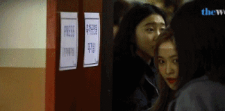 Sharing GIFs of Female Idols With Half Up Hairstyles Red Velvet yeri style