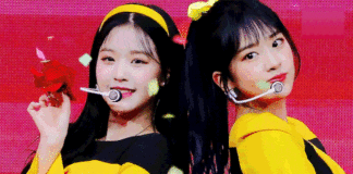 An Yoojin Wishing Jang Wonyoung a Happy Birthday ㅠ.. jang wonyoung an yoojin