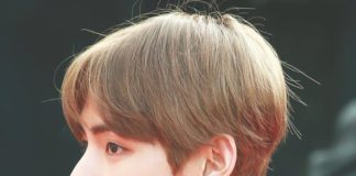 This Pic of V is Daebak……. BTS Kim Taehyung Side Profile