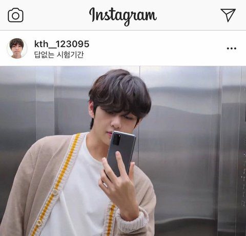 Netizens Re-imagines BTS V As An Instagram Influencer BTS Taehyung Instagram Handsome