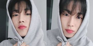 Boyfriend Pics Of Male Idols Wearing A Common Grey Hoodie hoodies kpop male idols