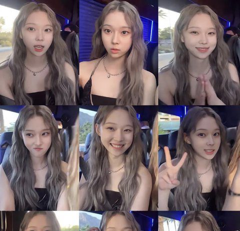 Wow Now I See aespa Winter Back in her Black Mamba Days aespa Winter new haircolor for Coachella