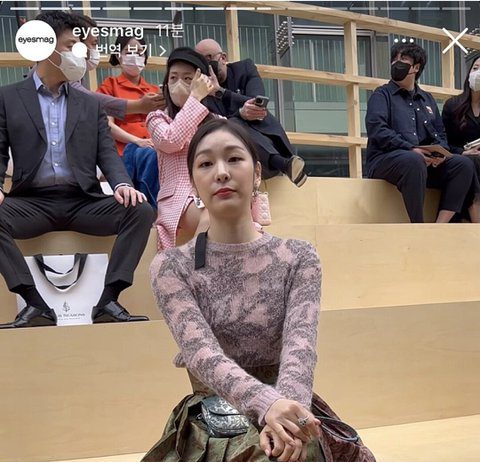 Compilation of Unedited Shots of Celebrities at Dior Show Kim Yuna Dior Show