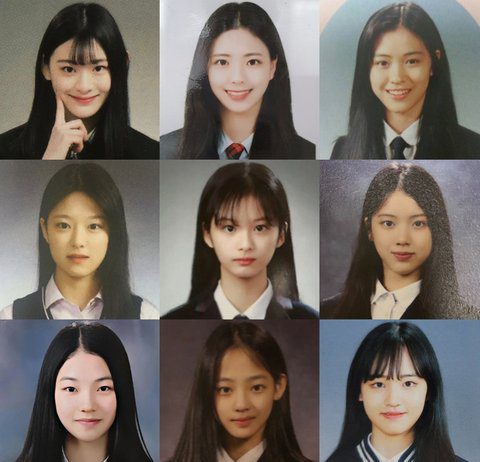 4th Gen Girl Groups’ Middle School Graduation Photos